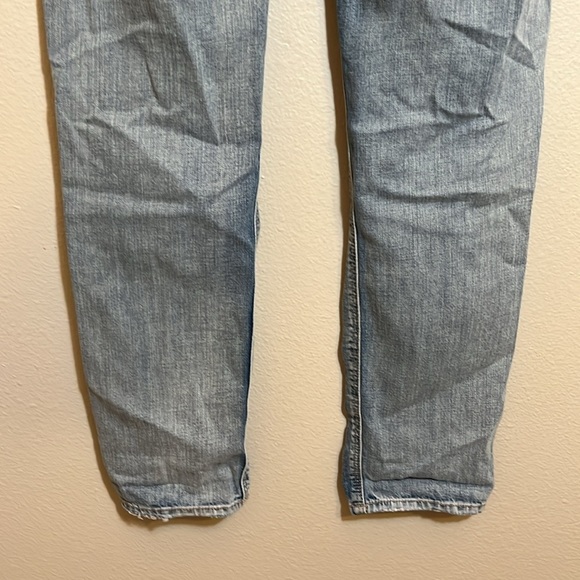 American Eagle Outfitters Tomgirl Button Fly Cotton Distressed Jeans - Picture 8 of 12